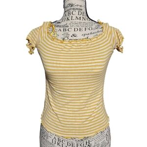 Ambiance Medium Striped Womens Top